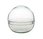 Szklane terrarium kula las w szkle M W-610+W-611 H:19,5cm OUTLET