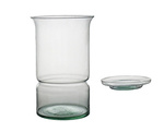 Szklane terrarium W-612+W-613 H:27cm D:17,5cm
