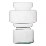 Szklany wazon W-718A H:25m D:17cm