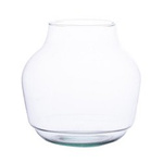 Szklany wazon słój W-456A1 H:19cm D:19cm