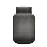 Szklany wazon słój W-395K1 H:25cm D:14,5cm Dymiony