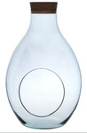 Szklane terrarium W-379+otwór boczny+korek H:37cm D:23cm