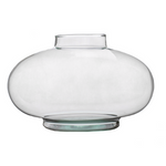 Szklany wazon W-751 H:14,5 cm D:23 cm SALE