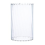 Szklany wazon cylinder optyk bez dna H:21,5cm D:13,5cm